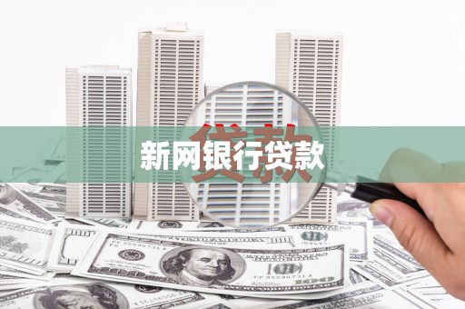 池上新网银行贷款