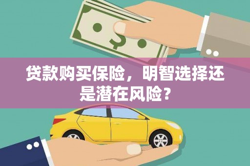 池上贷款购买保险，明智选择还是潜在风险？