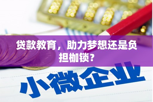 池上贷款教育，助力梦想还是负担枷锁？