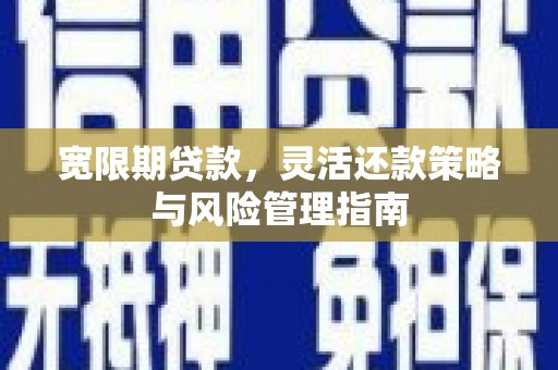 池上宽限期贷款，灵活还款策略与风险管理指南
