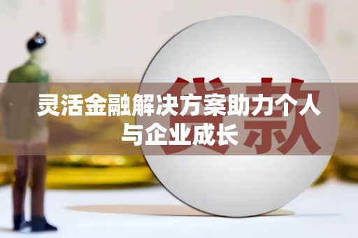 池上灵活金融解决方案助力个人与企业成长