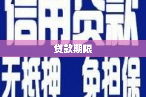 池上贷款期限