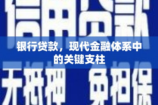 池上银行贷款，现代金融体系中的关键支柱