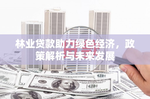 池上林业贷款助力绿色经济，政策解析与未来发展