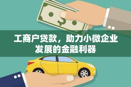 池上工商户贷款，助力小微企业发展的金融利器
