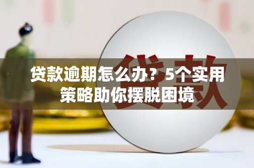 池上贷款逾期怎么办？5个实用策略助你摆脱困境