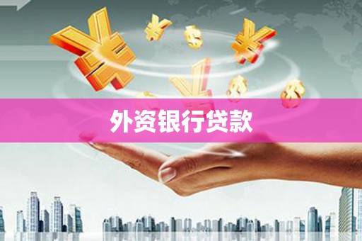 池上外资银行贷款