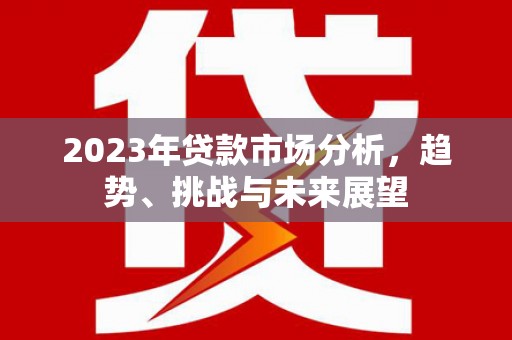 池上2023年贷款市场分析，趋势、挑战与未来展望