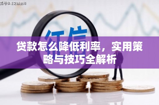 池上贷款怎么降低利率，实用策略与技巧全解析