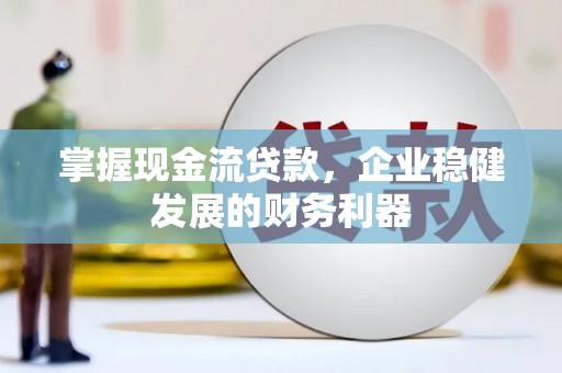 池上掌握现金流贷款，企业稳健发展的财务利器