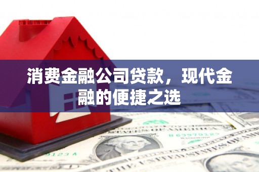 池上消费金融公司贷款，现代金融的便捷之选