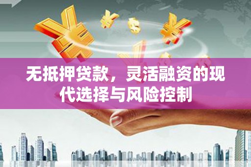池上无抵押贷款，灵活融资的现代选择与风险控制