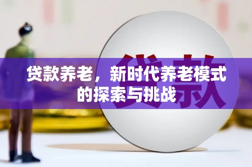 池上贷款养老，新时代养老模式的探索与挑战