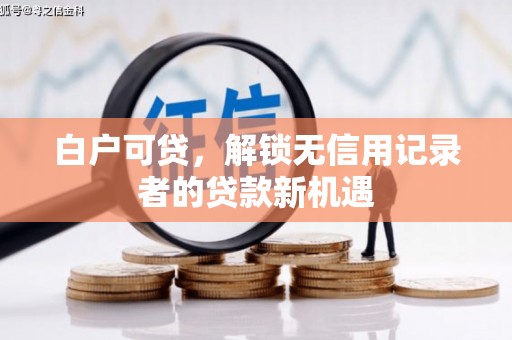 池上白户可贷，解锁无信用记录者的贷款新机遇