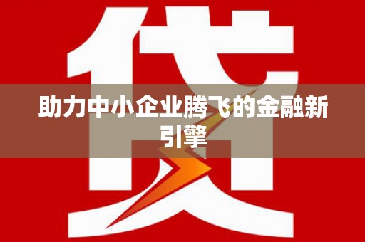 池上助力中小企业腾飞的金融新引擎