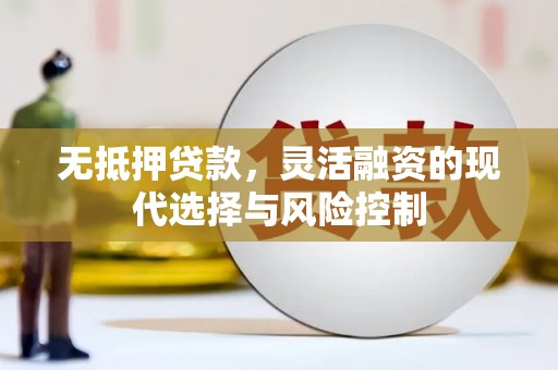 池上无抵押贷款，灵活融资的现代选择与风险控制
