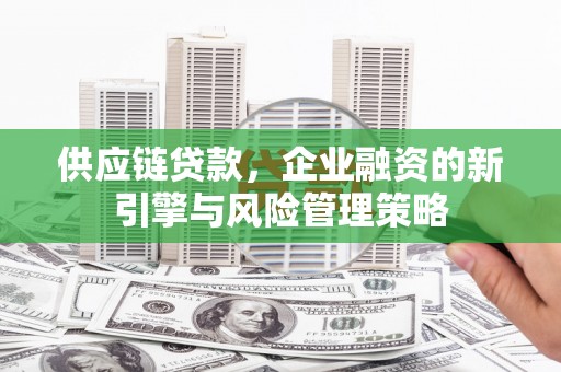 池上供应链贷款，企业融资的新引擎与风险管理策略
