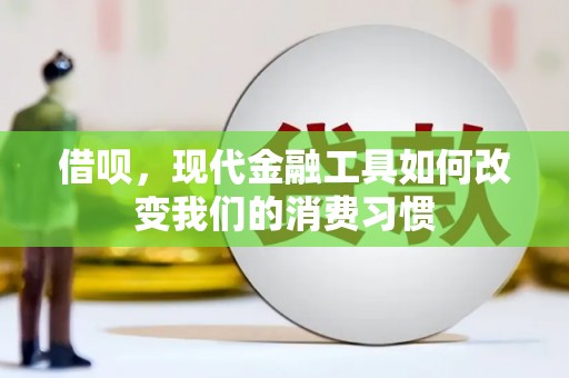 池上借呗，现代金融工具如何改变我们的消费习惯