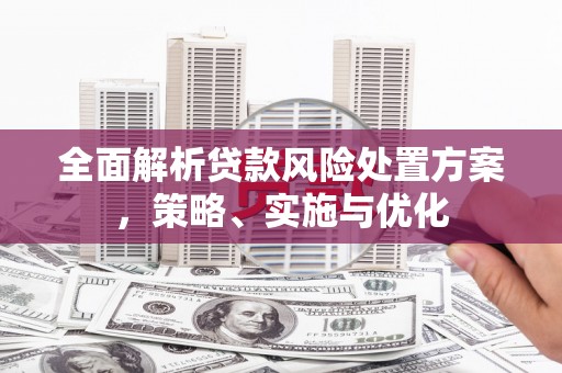 池上全面解析贷款风险处置方案，策略、实施与优化