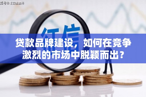 池上贷款品牌建设，如何在竞争激烈的市场中脱颖而出？