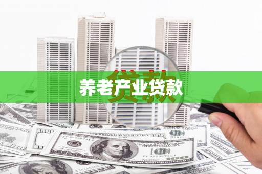 池上养老产业贷款