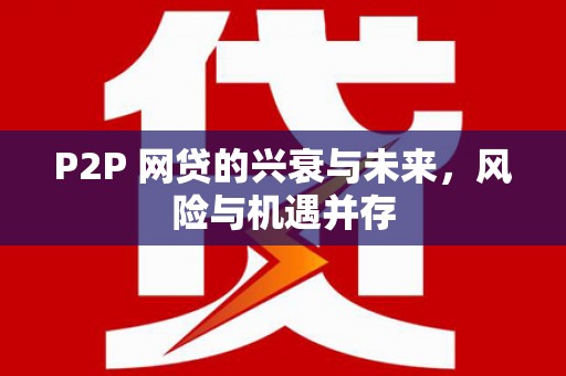池上P2P 网贷的兴衰与未来，风险与机遇并存