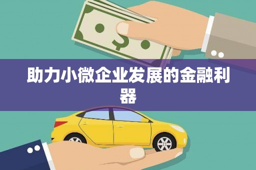 池上助力小微企业发展的金融利器