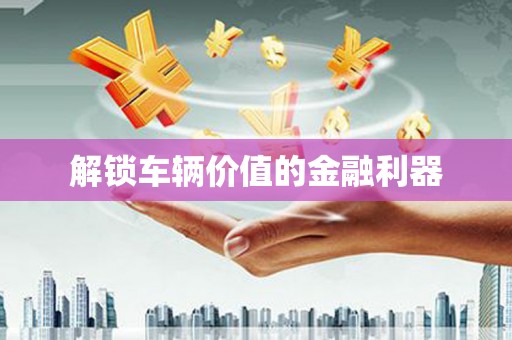 池上解锁车辆价值的金融利器
