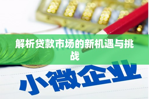 池上解析贷款市场的新机遇与挑战